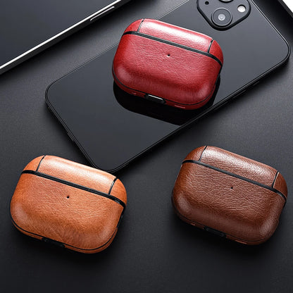 Leather Hard Plastic Cover for AirPods