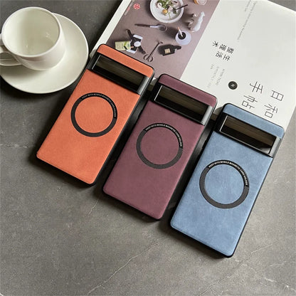 Luxury Magsafe Soft Leather Case For Google Pixel
