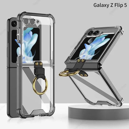 Clear Shockproof Cover For Samsung Galaxy Z Flip