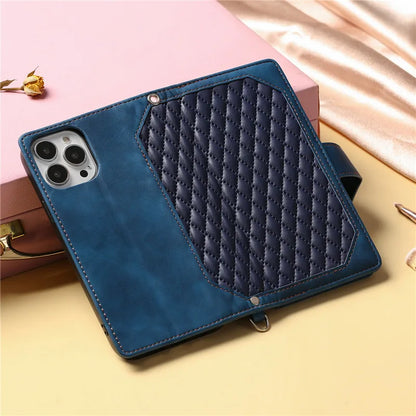 Zipper Wallet Leather Case for Samsung Galaxy