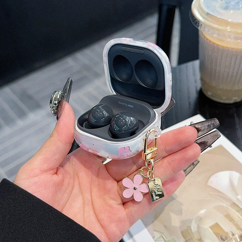 Fashion Flowers Case For Samsung  Buds