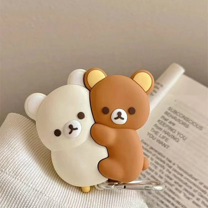 3D Hug Bear Silicone Earbuds case for Airpods