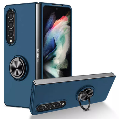 Armor Magnet Ring with Kickstand Case For Galaxy Z Fold