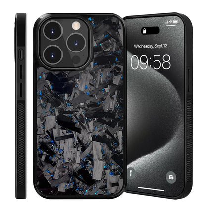 Magnetic Real Forged Carbon + TPU Case for iPhone