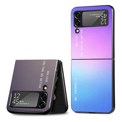 Gradient Hard PC Phone Case for Samsung Galaxy Z Flip