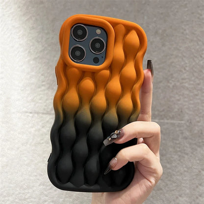 Water Ripple Gradient Phone Case For iPhone