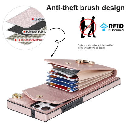 Ring Stand Crossbody Case For Samsung