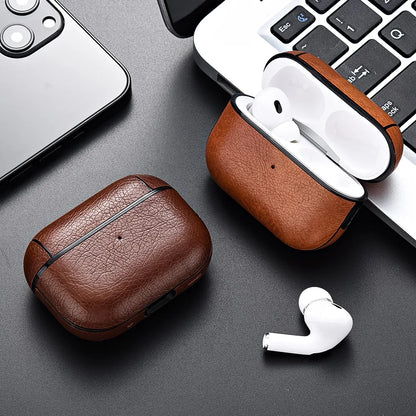 Leather Hard Plastic Cover for AirPods