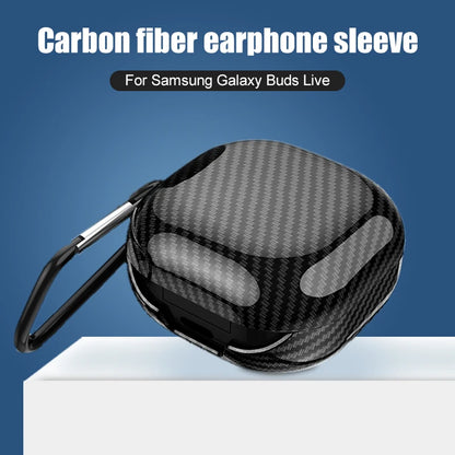 Carbon Fiber Soft Silicone Case for Samsung Galaxy Buds