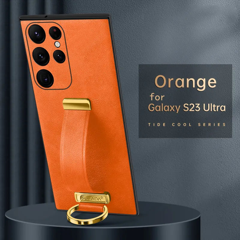 Luxury Leather Cover for Samsung