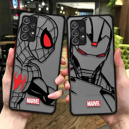 Marvel Comic Characters Silicone Case for Samsung Galaxy