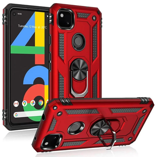 Armor Case For Google Pixel with Metal Ring Stand