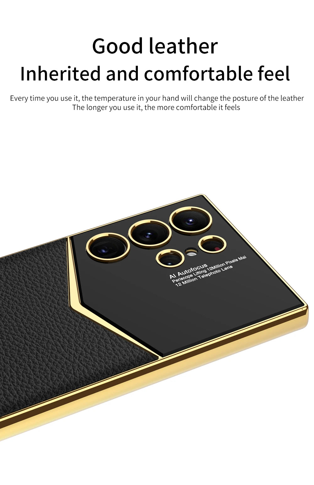 Luxury Leather Soft TPU Plating Case For Samsung