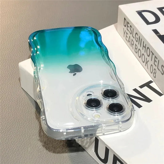 Gradient Candy Color Transparent iPhone Case