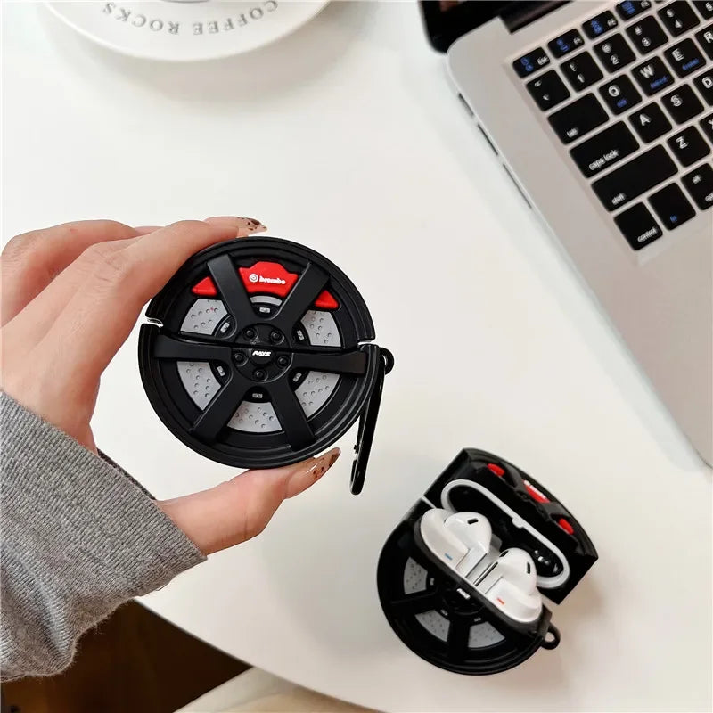 3D Cartoon Wheel Tires Silicon Case For Samsung