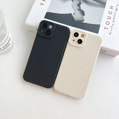 Woven Pattern Phone Case For iPhone