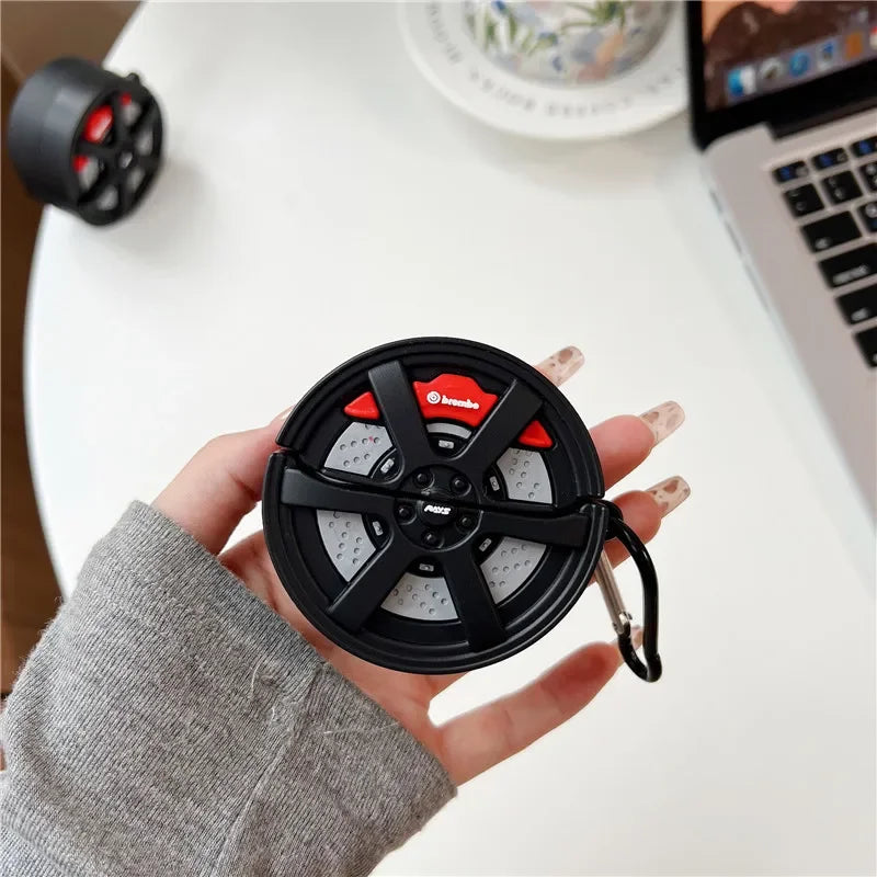 3D Cartoon Wheel Tires Silicon Case For Samsung