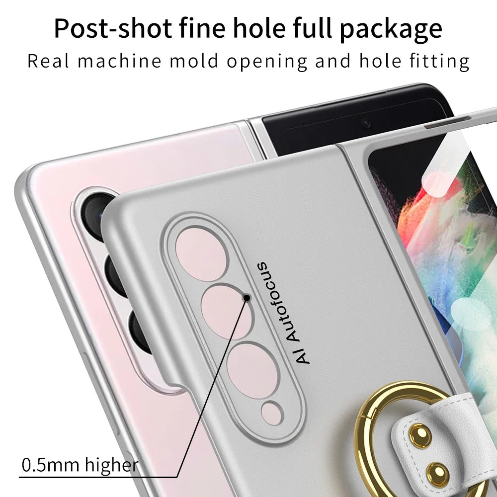 Tempered Glass Armor Case for Samsung Galaxy Z Fold