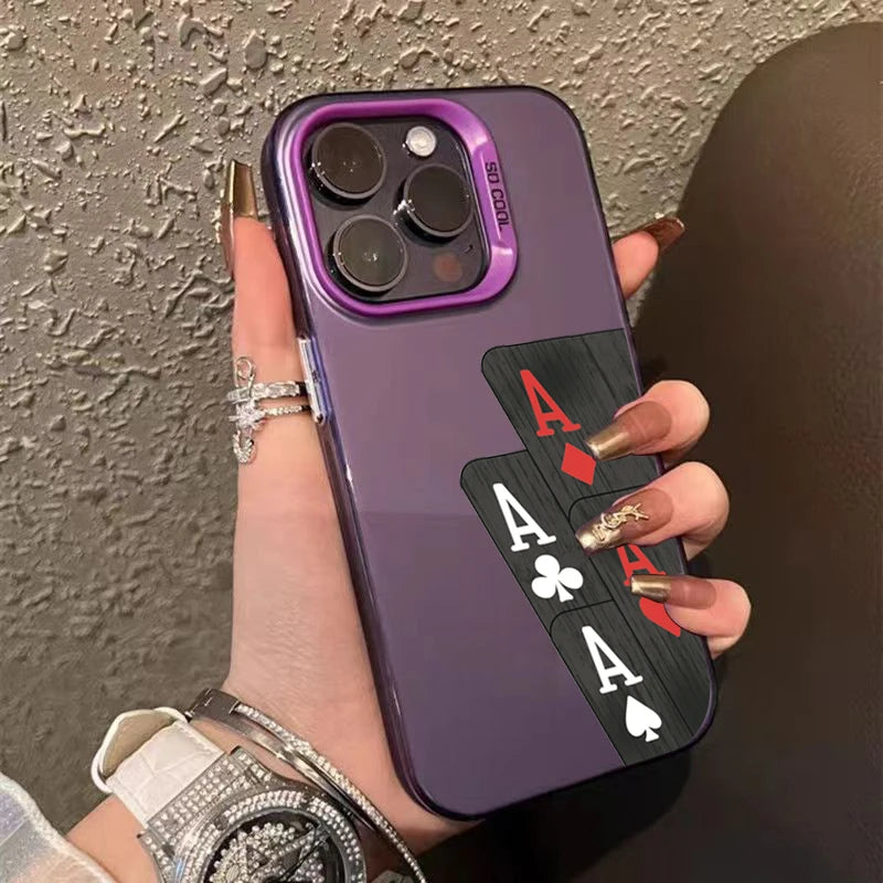 Poker Ultra-Thin Hard  Case for iPhone