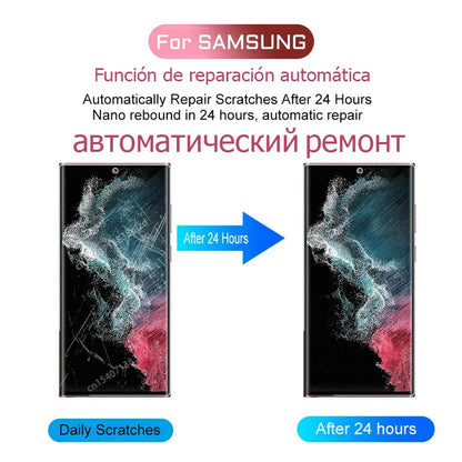 4 Pcs Hydrogel Screen Protector for Samsung Galaxy