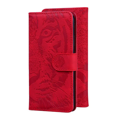 Magnetic Geometric Textile Pattern Wallet Case for Galaxy