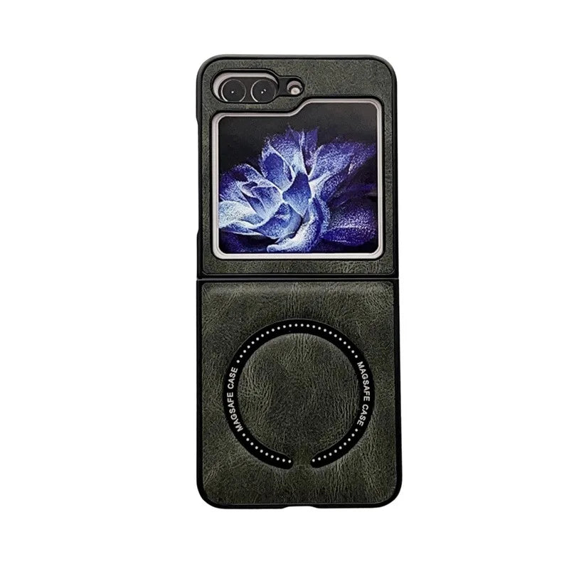 Luxury Leather Phone Case For Samsung Galaxy Z Flip