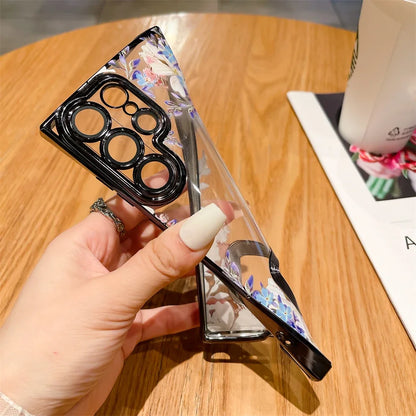 Flower Camera Film Transparent Cover For Samsung