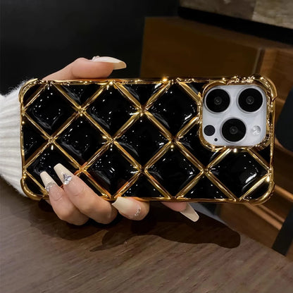 Lattice Grid Shockproof Phone Case for iPhone