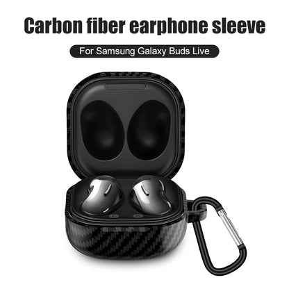 Carbon Fiber Soft Silicone Case for Samsung Galaxy Buds