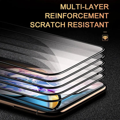 4 Pcs 9D Screen Protector Tempered Glass for iPhone