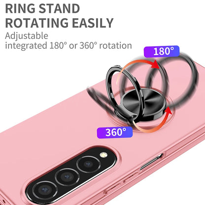 Armor Magnet Ring with Kickstand Case For Galaxy Z Fold