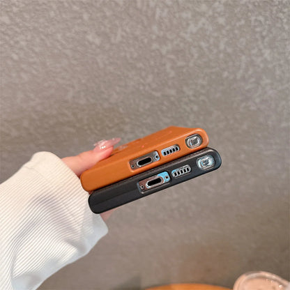 Lychee Textured Magsafe Case For Samsung