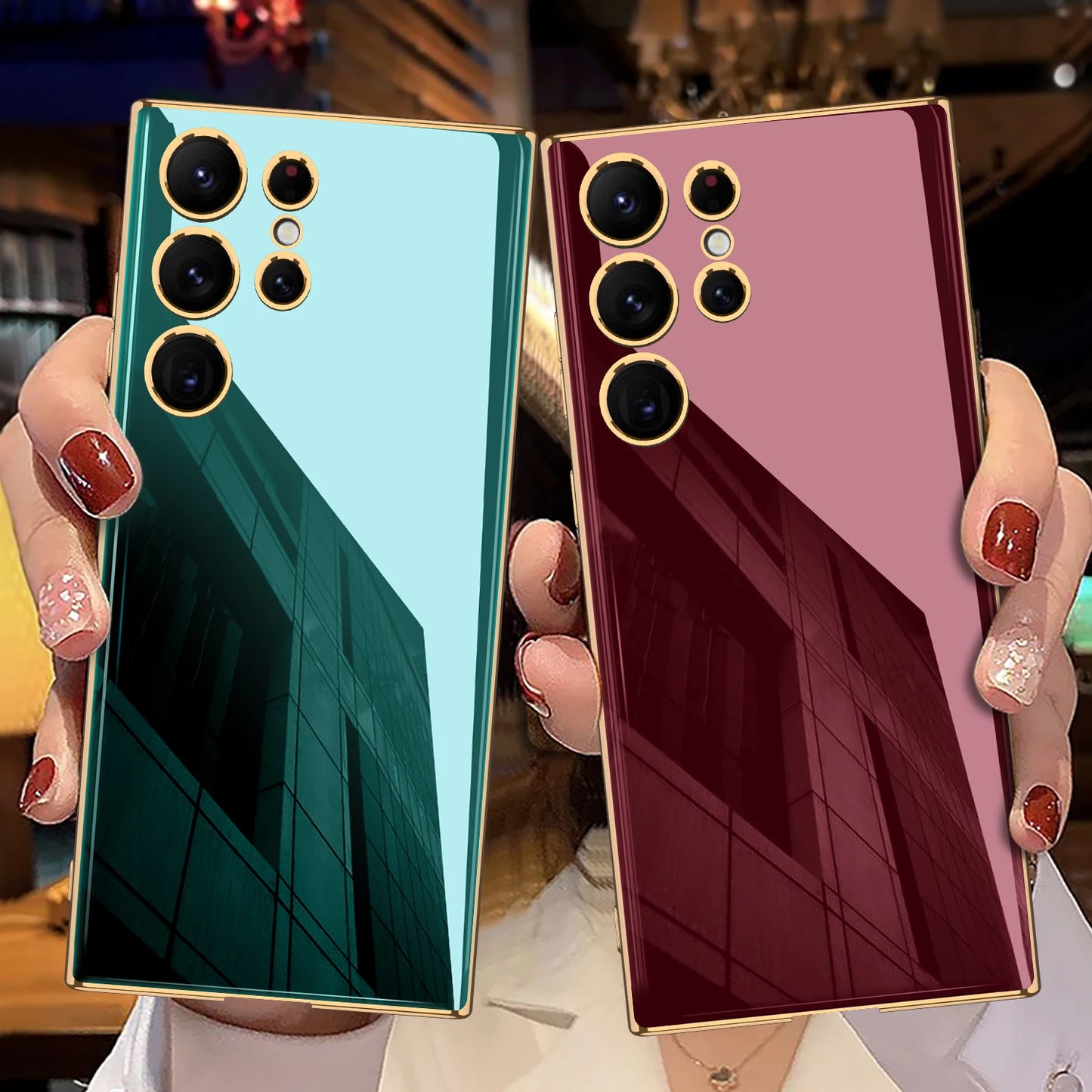 Luxury Solid Color Electroplated For Samsung Galaxy S23 Ultra