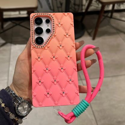 6D Flowers Edge Gradient Case For Samsung