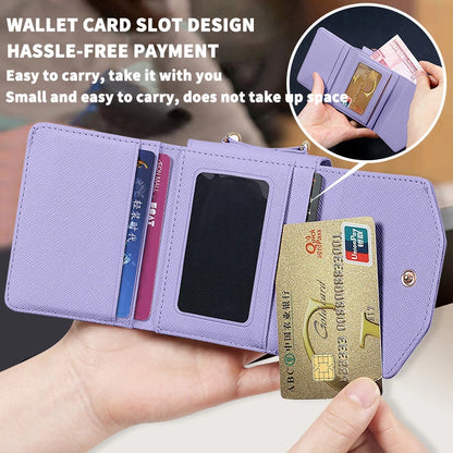 Handheld Wristlet Wallet Purse Cover For Galaxy Z Flip