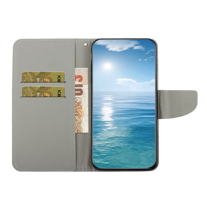 Printed Leather Wallet Flip Phone Case For Samsung Galaxy